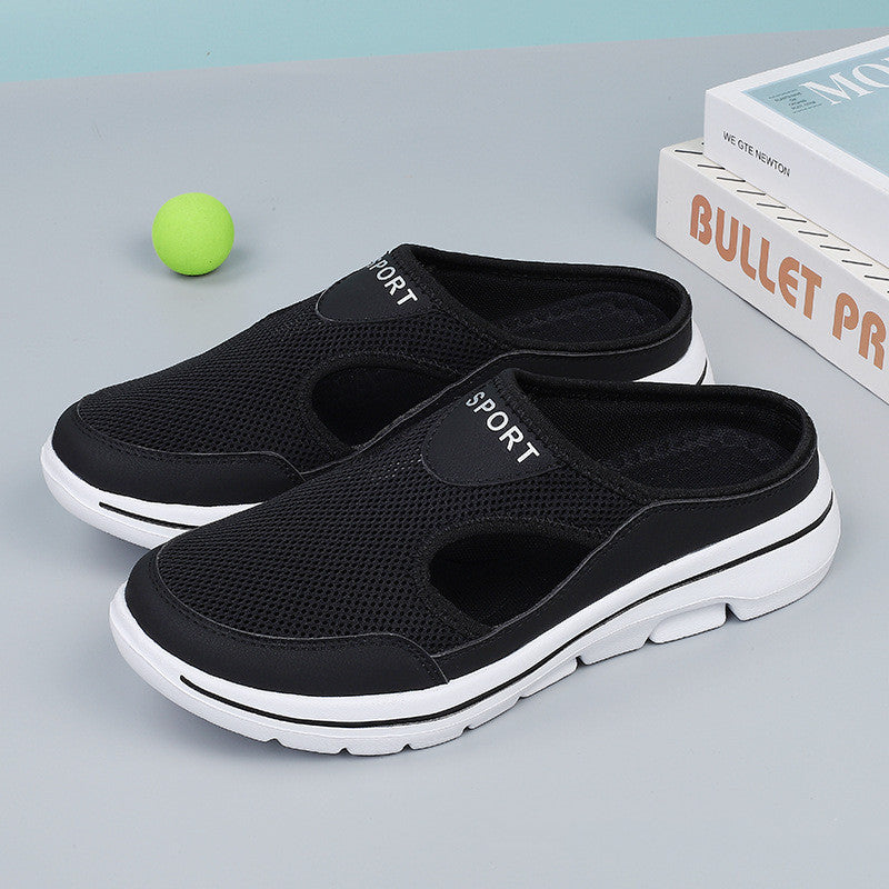 Mesh Shoes Summer Sports Slippers Women Men Casual Slip On Loafers