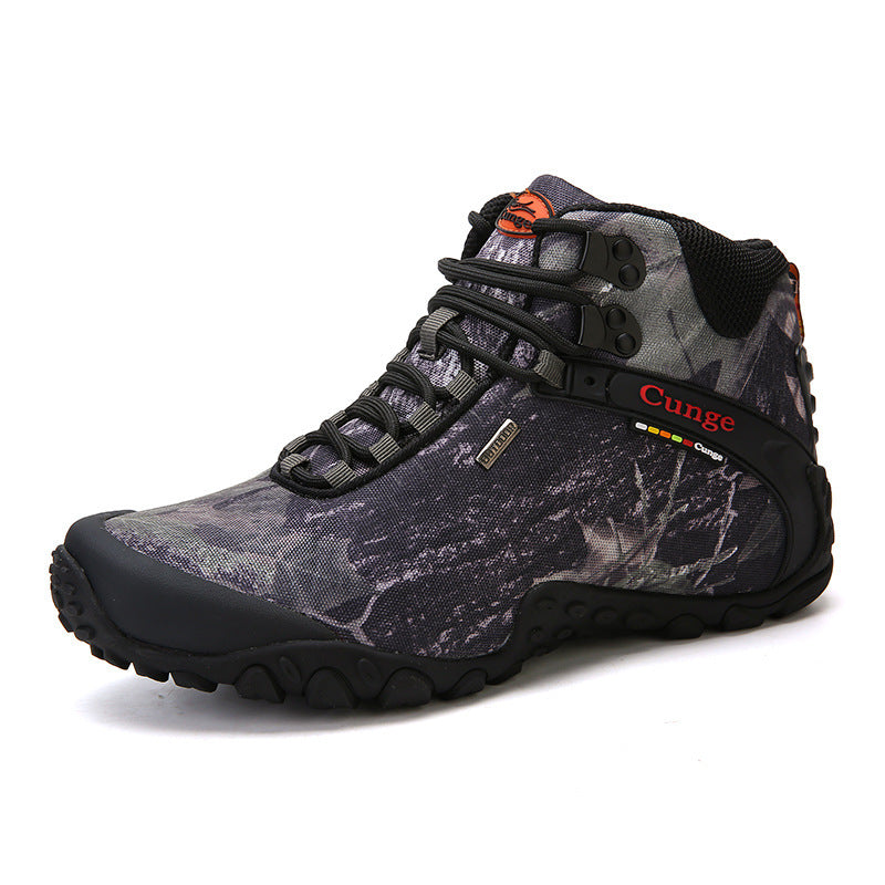 Camouflage Outdoor Climbing Boots Foreign Trade Men's Sports Camping Climbing Boots