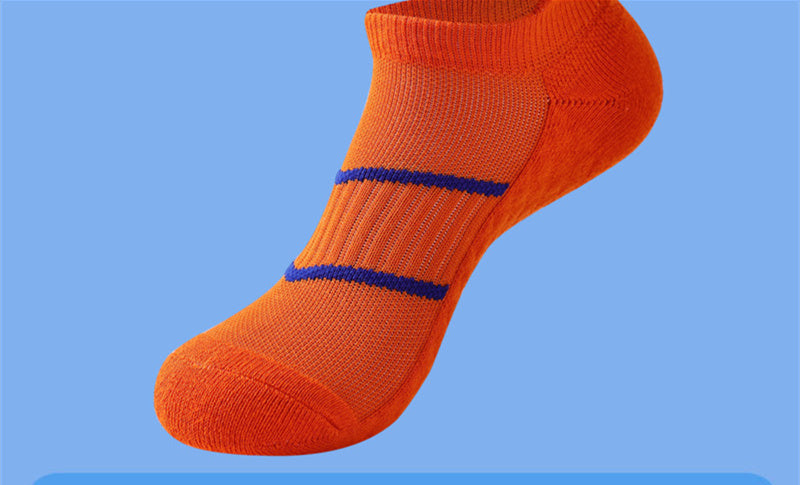 Men's Towel Bottom Sports Solid Color Socks