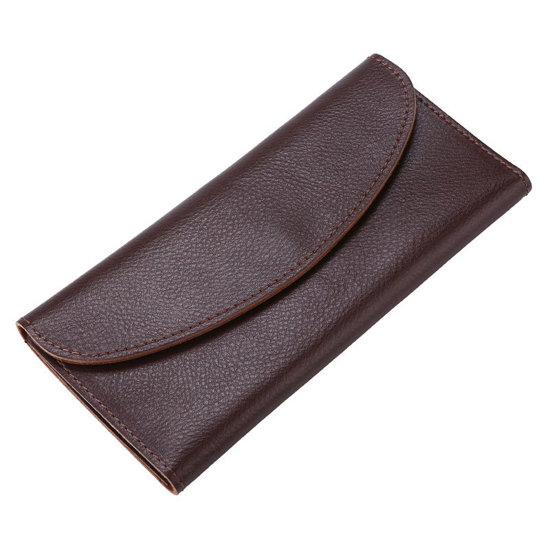 Women's Leather Simple Wallet Long