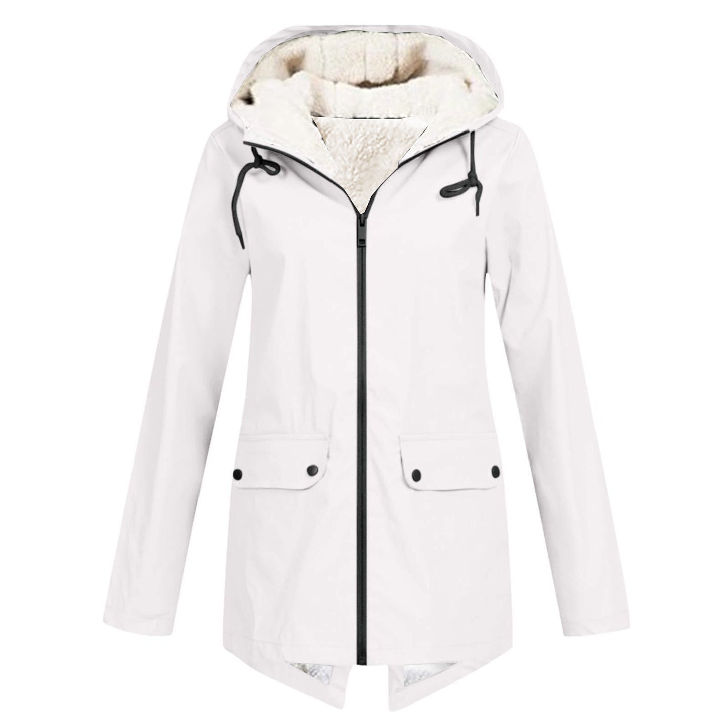 Shell Jacket European And American Autumn And Winter Outdoor Fleece Padded Coat