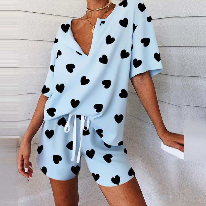 Two piece short pajamas set