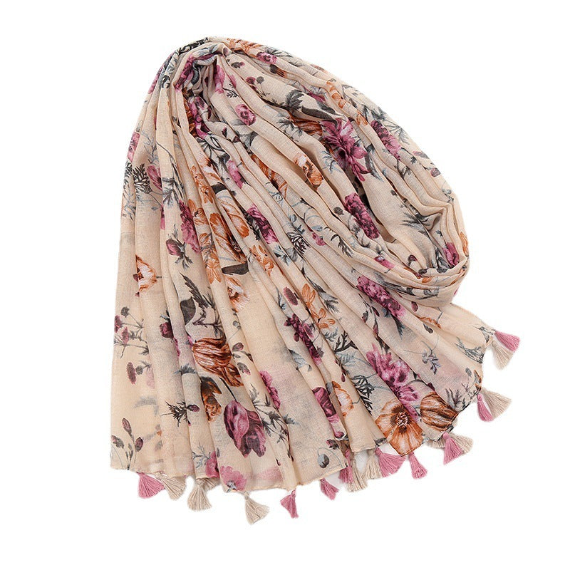 Women's Fashion Cotton And Linen Scarf