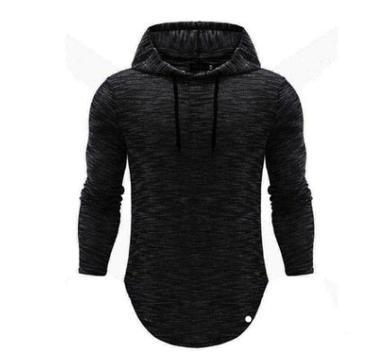 Men's Casual Cotton Hoodies Long Sleeve Sweatshirts Solid Color