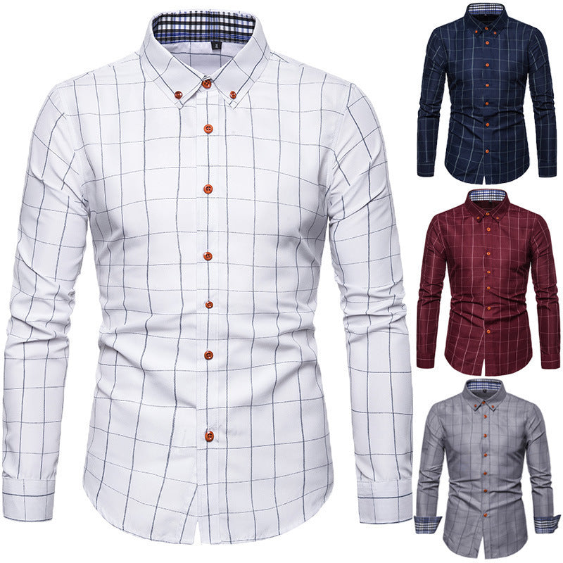 Long sleeve shirt square collar shirt