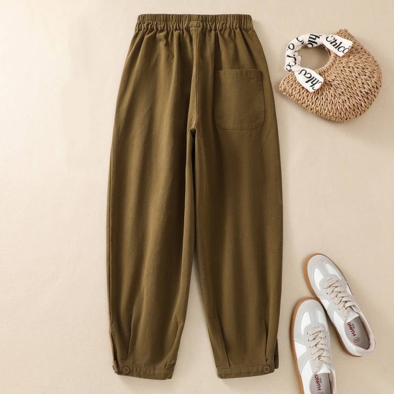 Autumn And Winter Large Size Wide Leg Pants Slimming
