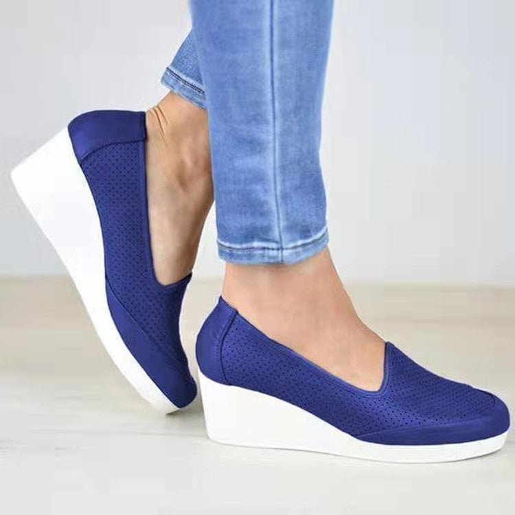 Women's Flat-heel Hollow Single Shoes Women