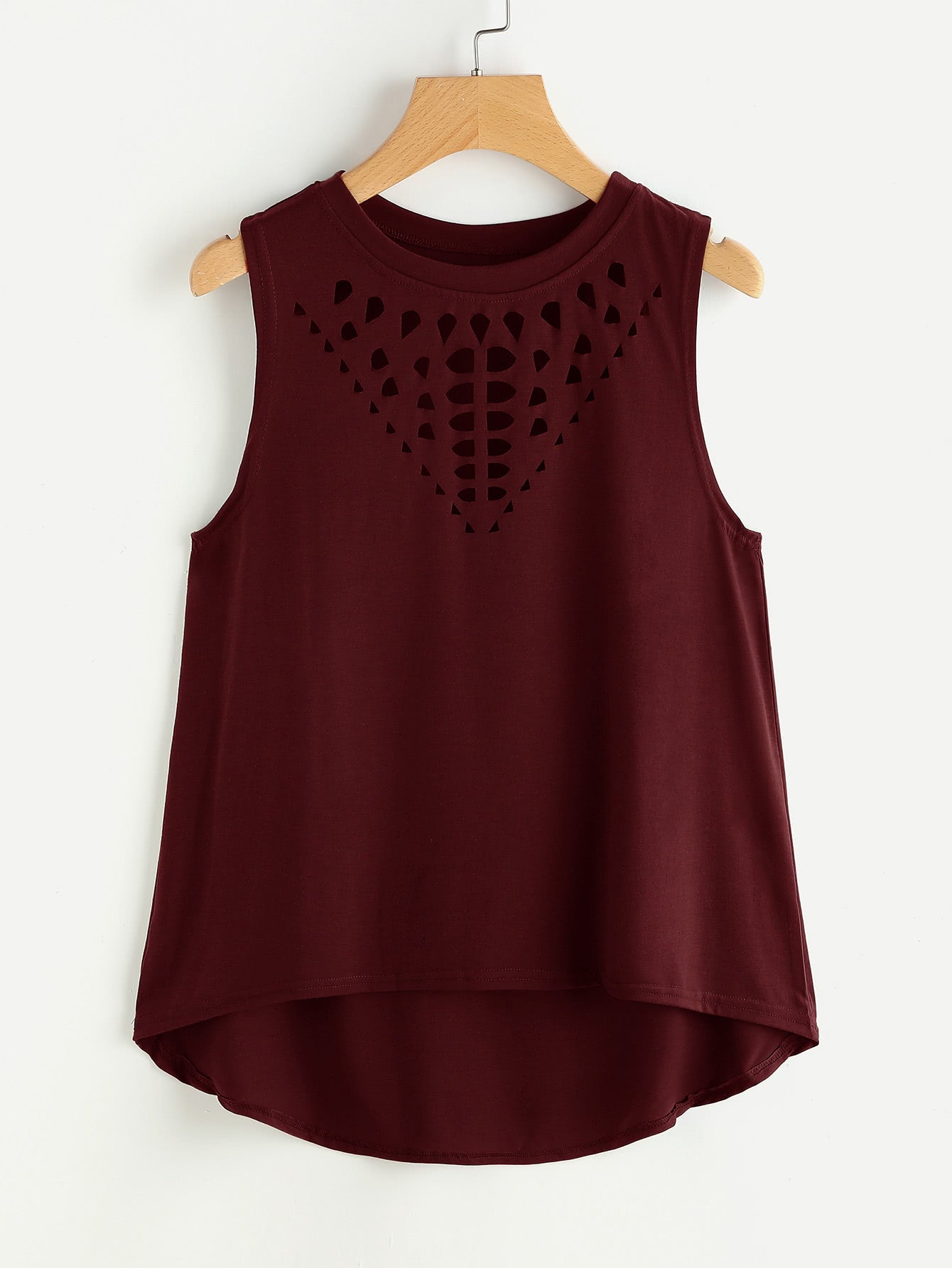 Burnt Flower Sleeveless Tank Top And Comfortable T-Shirt