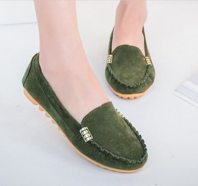 flat casual pedal shoes