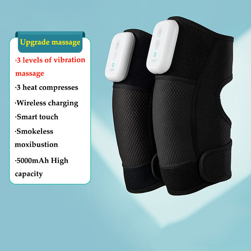 Knee Physiotherapy Device Rechargeable And Heated Knee Massager To Keep Warm Old Cold Legs, Middle-aged And Elderly Leg Pain Device