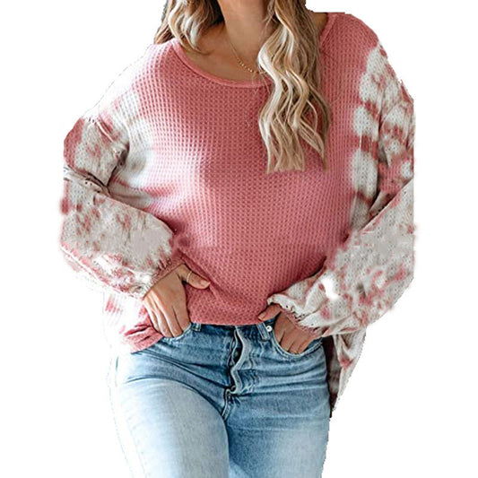 Tie-dye Gradient Color Loose Casual Women's Sweater