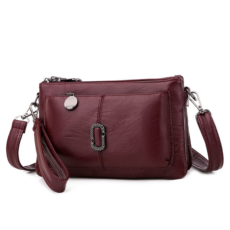 Fashion Crossbody Soft Leather Shoulder Bag