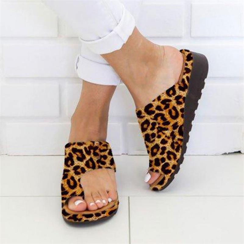 Womens Sandals Comfy Platform Flat Sole Orthopedic  Corrector