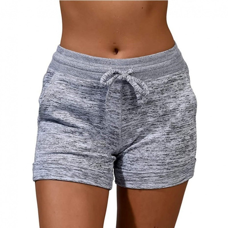 High Waist Elastic Comfort Cotton Shorts