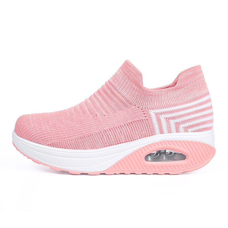 Slip-on Lazy Shoes Flying Woven Shaking Shoes Women