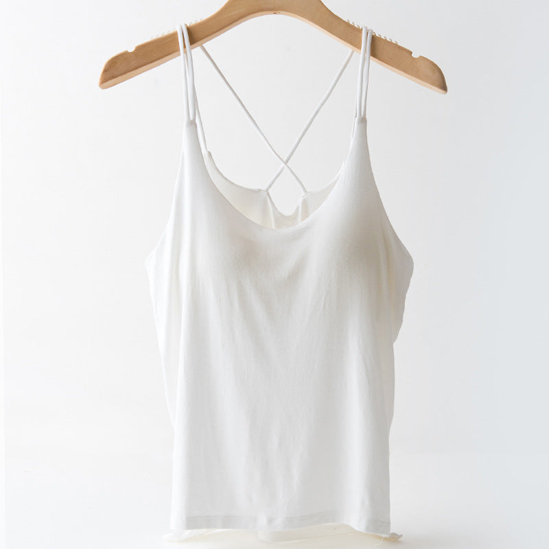 Women's Padded And Beautiful Back Camisole Vest