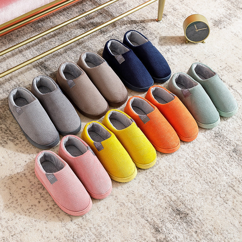 Thick Bottom And Warm Keeping Home Non-slip Cotton Slippers