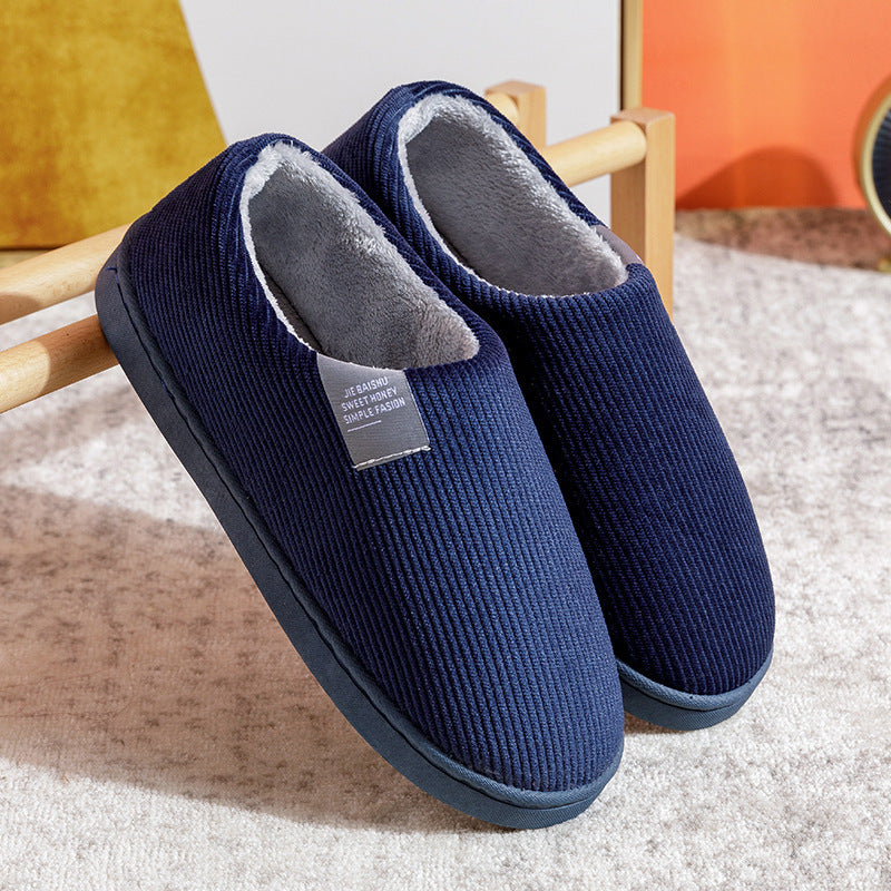 Thick Bottom And Warm Keeping Home Non-slip Cotton Slippers