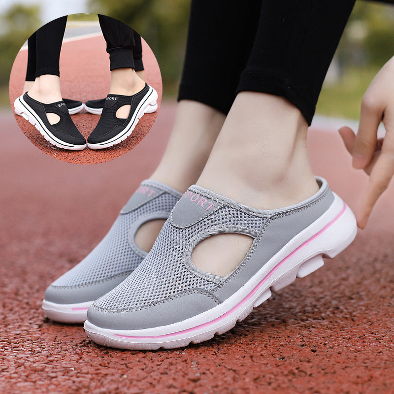 Mesh Shoes Summer Sports Slippers Women Men Casual Slip On Loafers