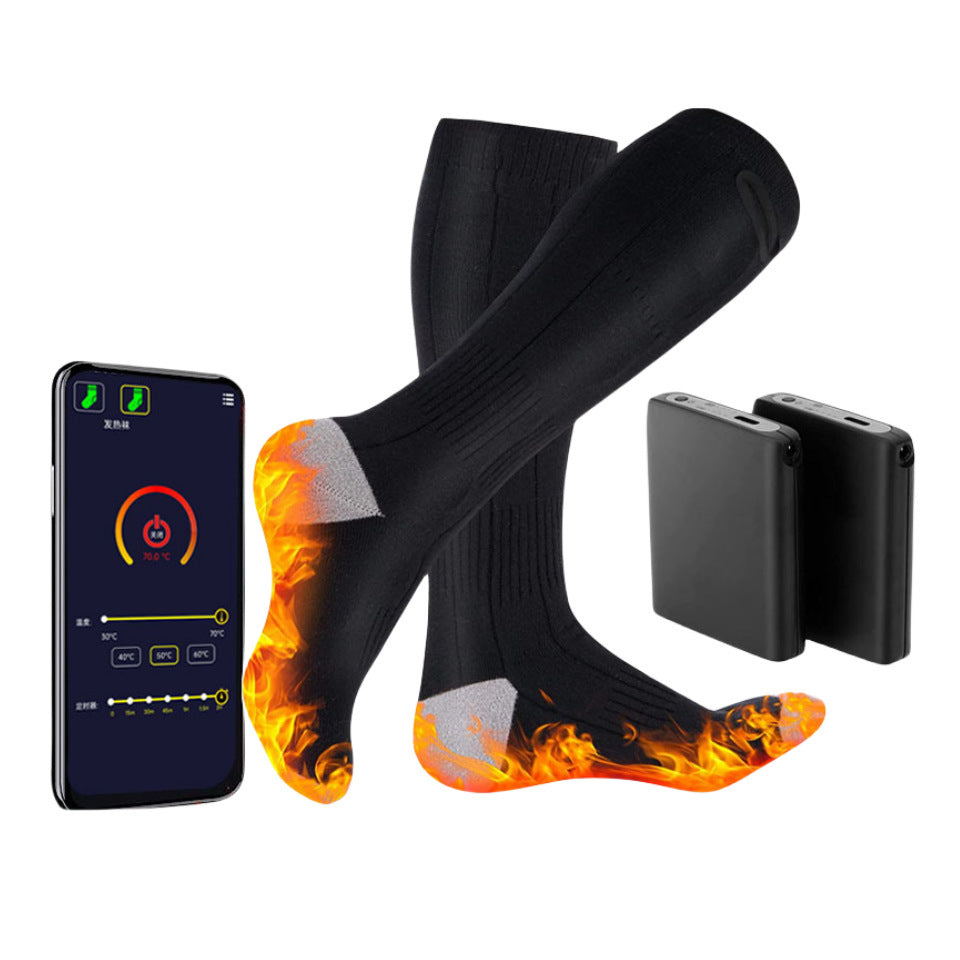Intelligent Electric Heating App Temperature Control Socks