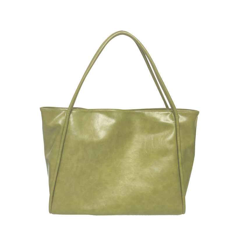 Women's Large Simple Niche Large Capacity Shopping Bag