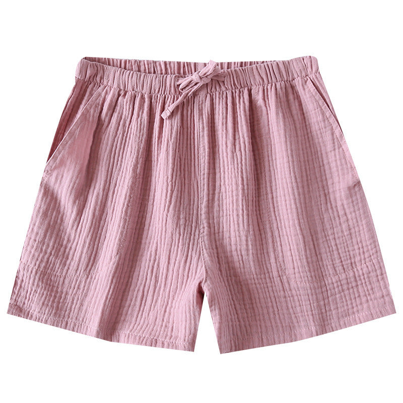 Cotton Cloth Double-layer Thin Women's Summer Pajama Pants Women's