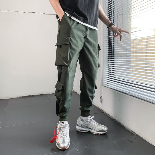 Multi-pocket Leisure Tappered Sports Pants