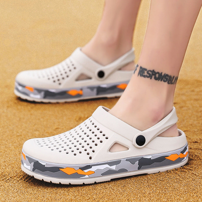 Summer Sandals With Baotou Non-Slip Slippers Thick-Soled Crocks