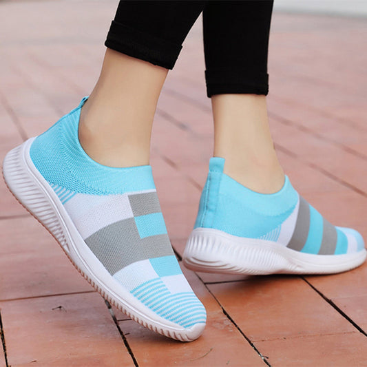 Women's Sneakers Women Vulcanized Shoes Woman Causal Fashion Knitted Sock Shoes Ladies Slip On Comfort FemaleLoafers