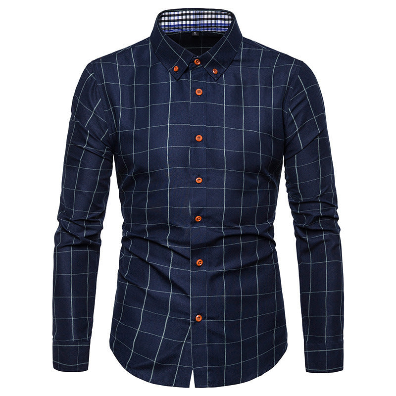 Long sleeve shirt square collar shirt