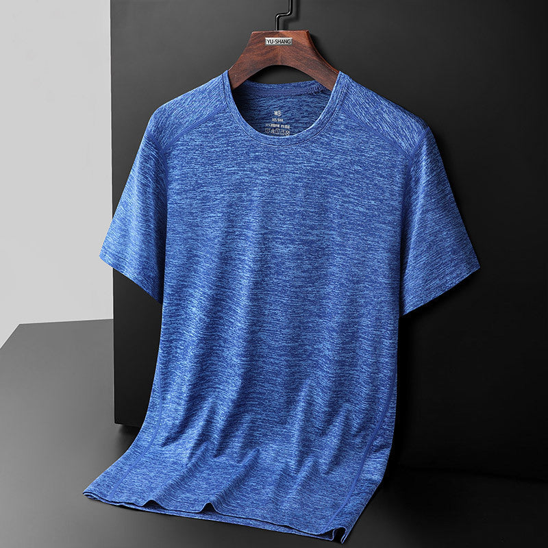 Men's Summer Ice Silk Short Sleeve T-shirt