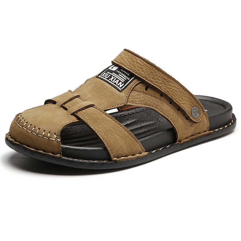 Men's Sports Casual Leather Sandals