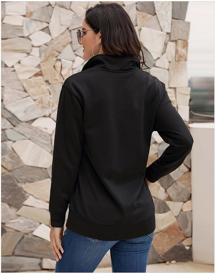 Casual Long-sleeved Pullover Loose Sports Sweatshirt