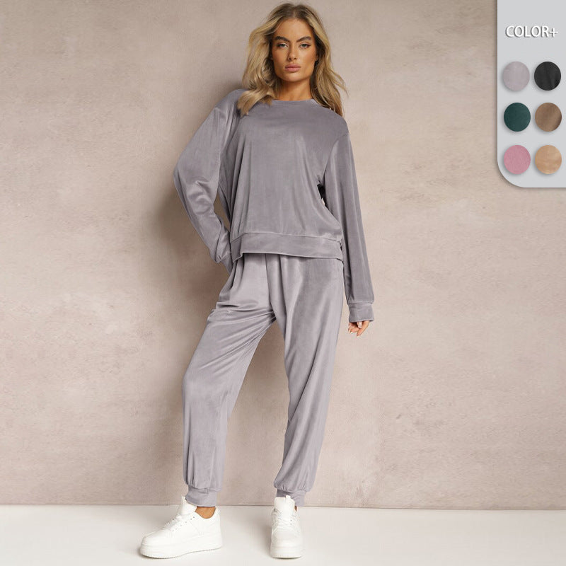 Comfort And Casual Top Two-piece Pants