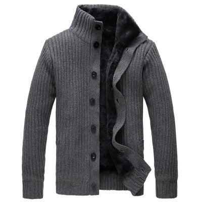 Men Winter Warm Thick Sweater Jacket