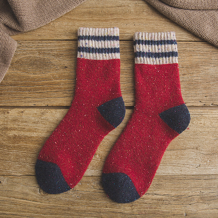 Thickened Warm Terry Female Wool Socks