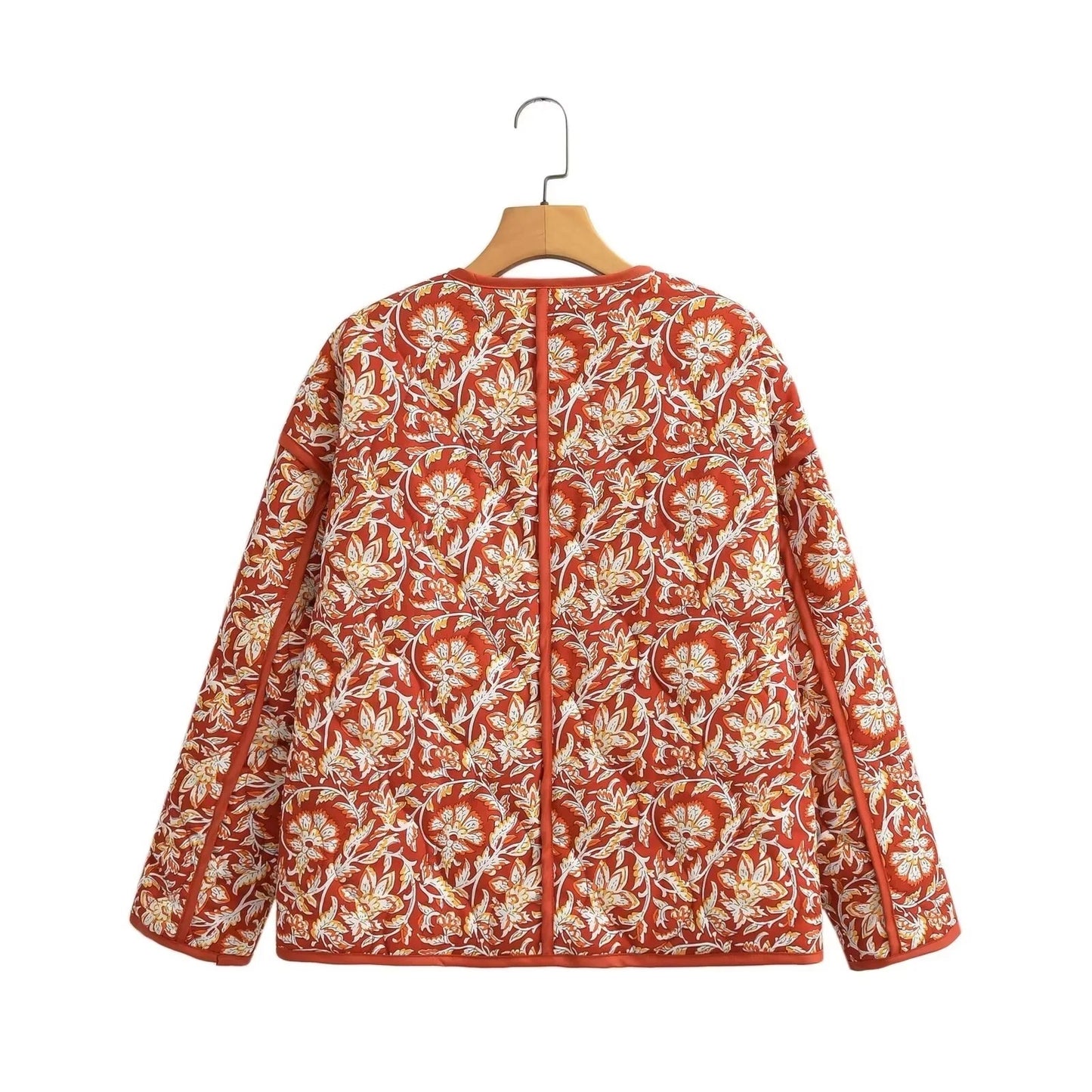 Fashion Women's Wear Printed Cotton Jacket