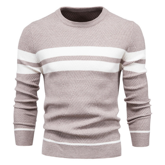 Fashion Casual Striped Men's Sweater