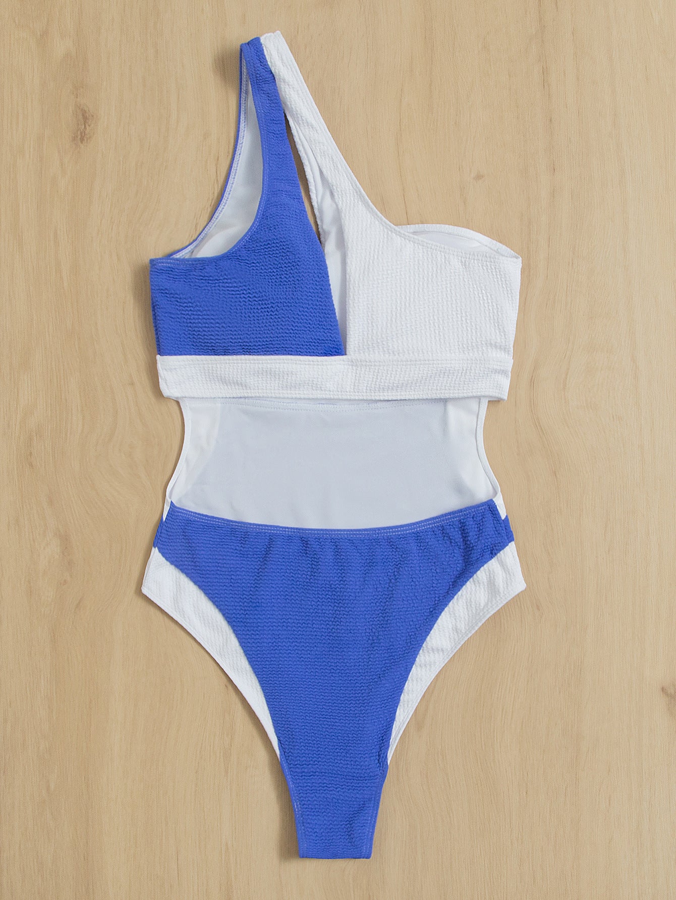 New One Piece Swimsuit Ladies Colorblock Swimwear