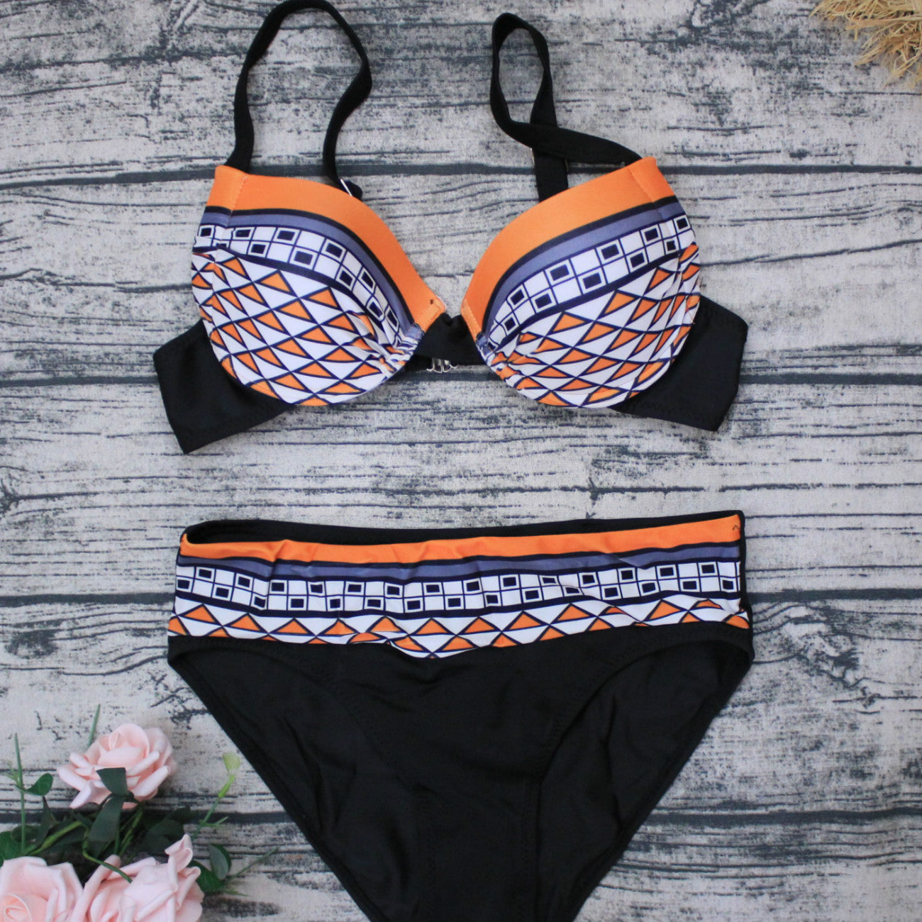 Vintage printed swimsuit