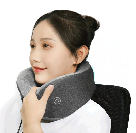 Neck Massage Pillow Relax Neck Muscle Therapy Massager Sleep Pillow for Office Mid Home and Travel