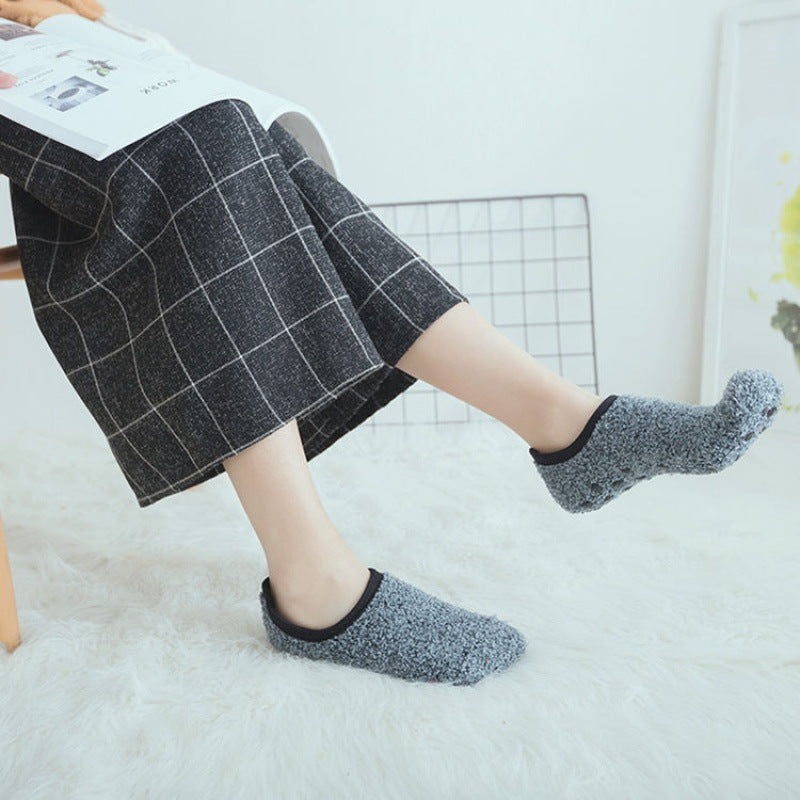 Coral wool warm sleep home floor boat socks