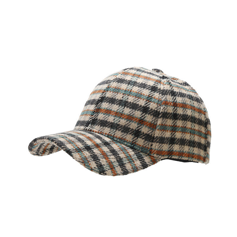 Literary Retro Classic Plaid Baseball Cap