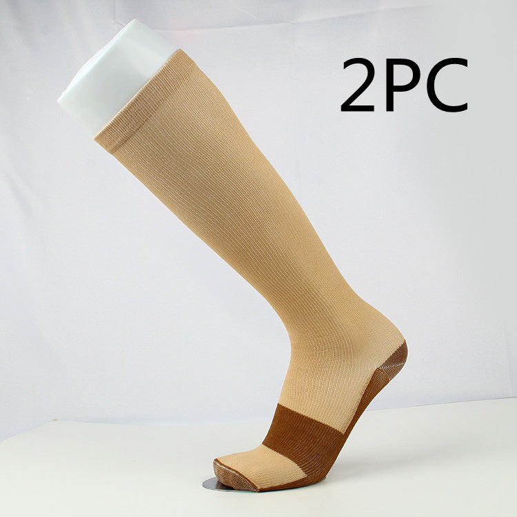 Copper Fiber Long Tube Compression Socks