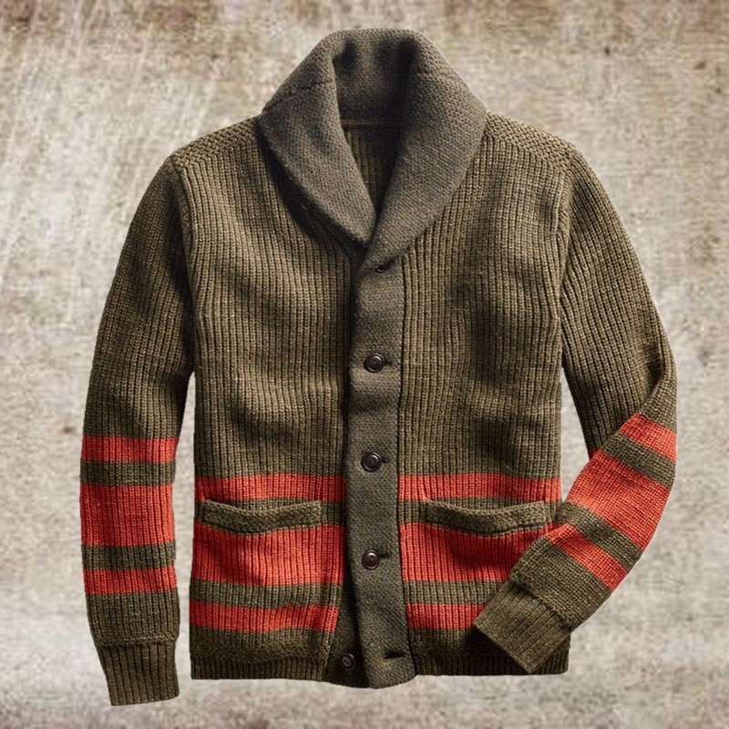 Men Cardigan Jacket Knitwear Trend Fashion