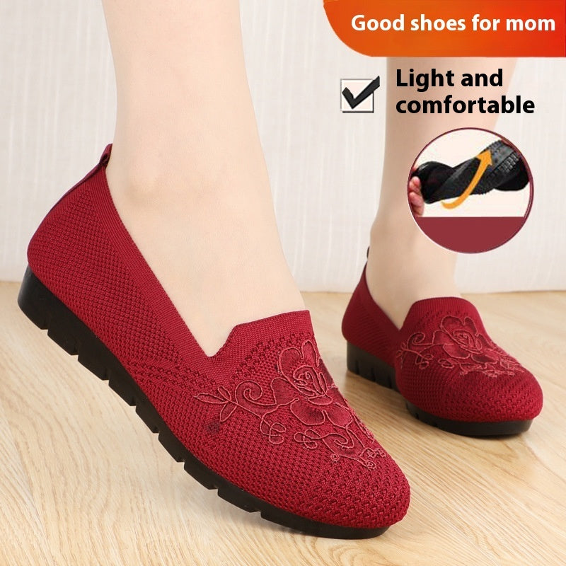 Soft Bottom Comfortable Flat Bottom Slip-on Casual Shoes