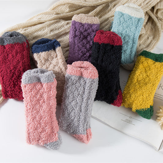 Coral fleece socks Ladies sleep socks