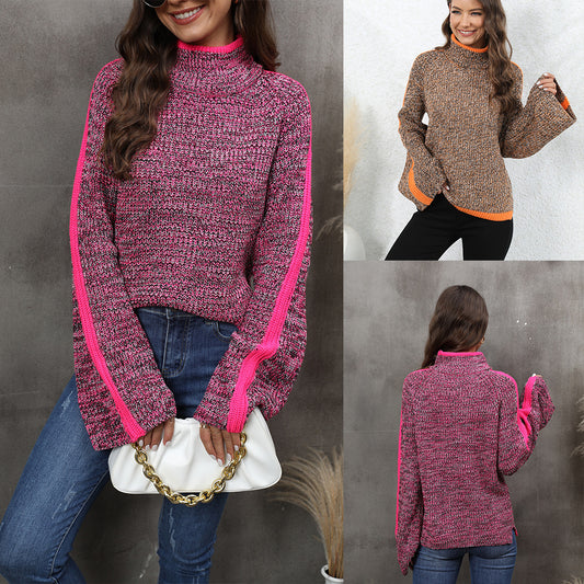New Popular Sweater Patched Color Women