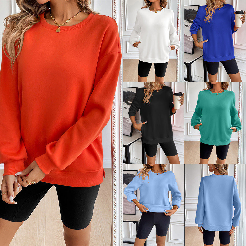 Loose Long Sleeve Casual Sweatshirt Women