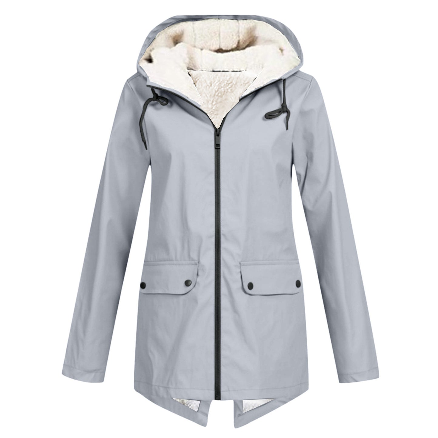 Shell Jacket European And American Autumn And Winter Outdoor Fleece Padded Coat